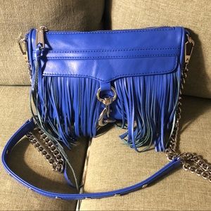 Rebecca Minkoff fringe mini Mac crossbody bag